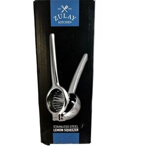Zulay Lemon Squeezer Stainless Steel with Premium Heavy Duty Solid Metal...
